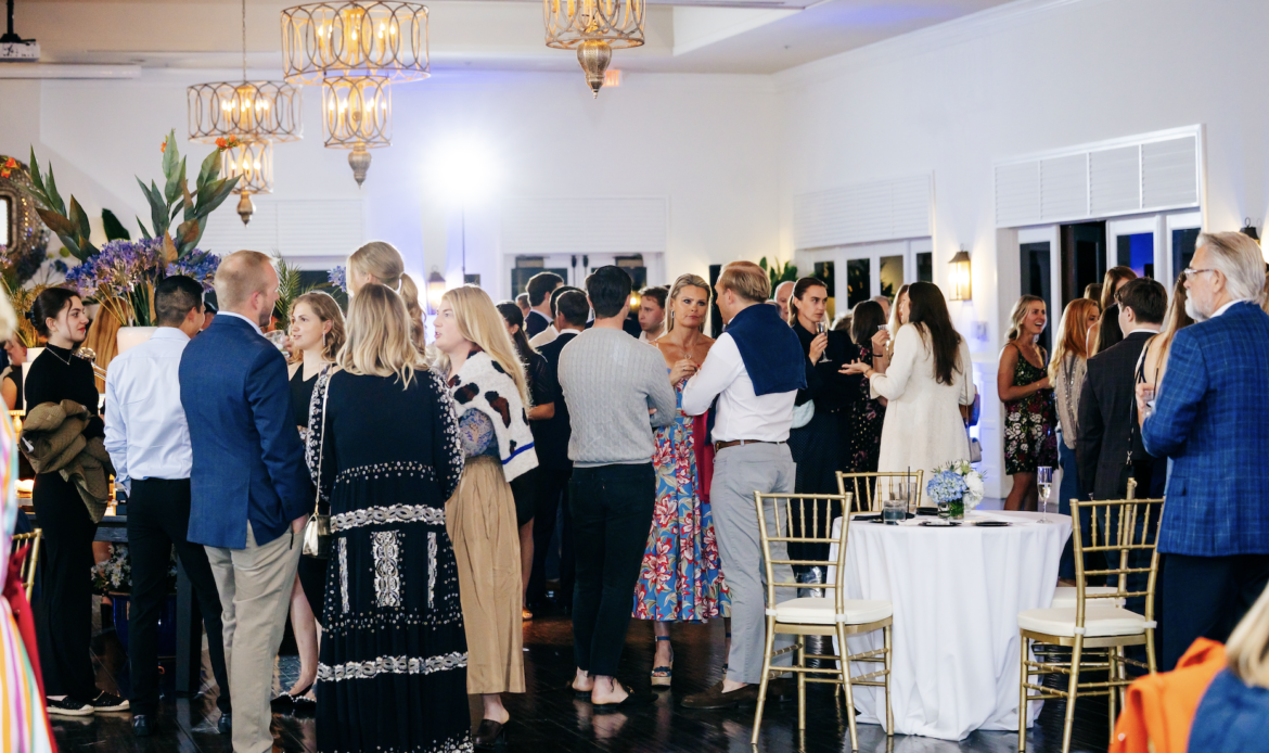 Guest mingle for House Call The App launch part at National Polo Center in Palm Beach, Florida